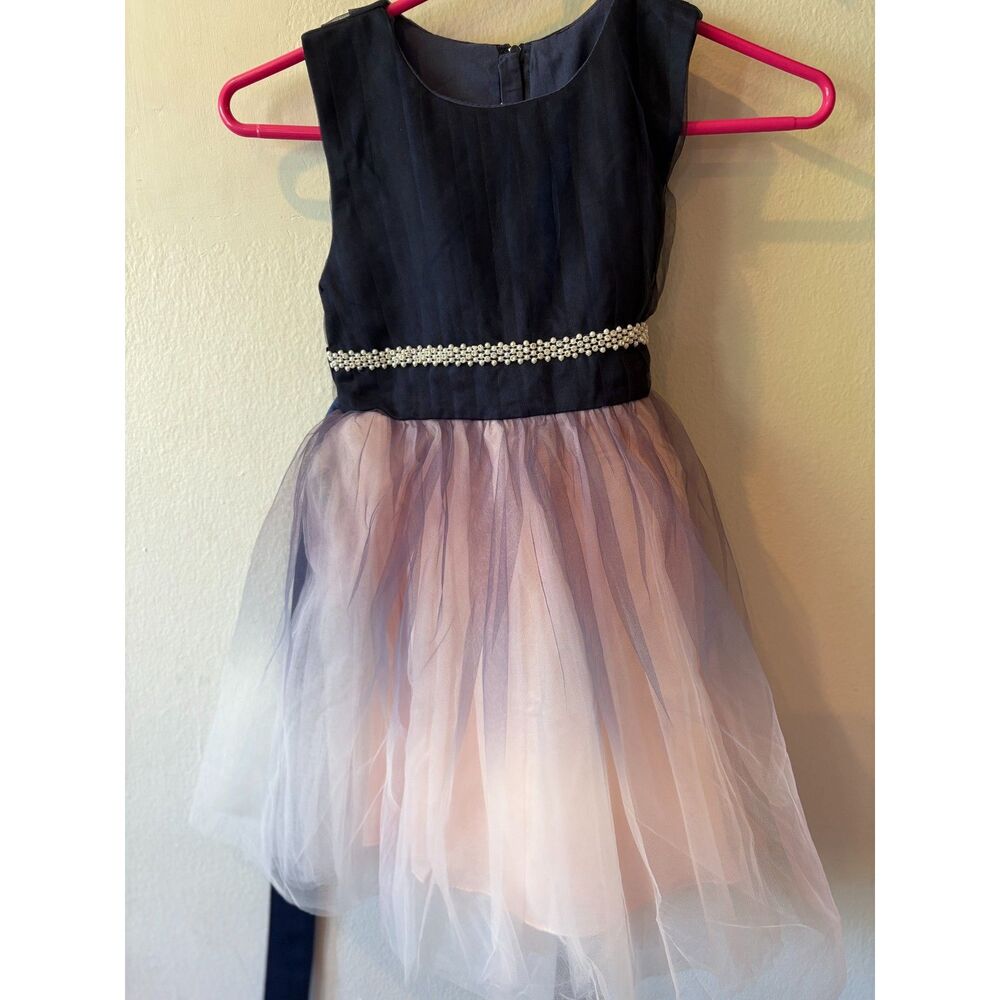 Navy and tulle dress size 5